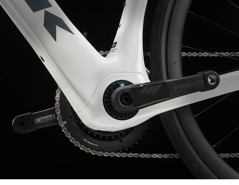 Trek Domane SLR 6 Carbon Road Bike in Crystal White-5